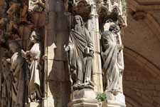Les statues de l'&eacute;glise Notre-Dame d'Auxonne