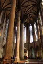 Toulouse,  couvent des Jacobins, int&eacute;rieur