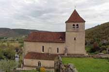 Saint-Cirq-Lapopie, &eacute;glise Saint-Cirq-et-Sainte-Juliette