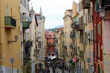 Nice, rue typique, rue Rossetti