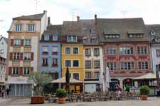 Mulhouse, place de la R&eacute;union, maisons &agrave; colombages