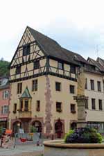 Thann, maison &agrave; colombages