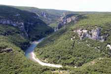 Gorges de l'Ard&egrave;che, paysage
