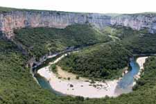 Gorges de l'Ard&egrave;che, m&eacute;andre