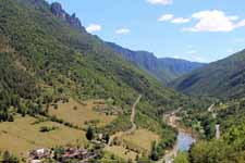Gorges du Tarn, Les Vignes, paysage