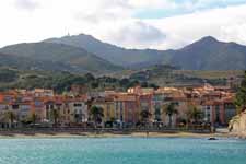 Collioure, plage, Pyr&eacute;n&eacute;es