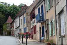 Moutier d'Ahun, fa&ccedil;ades maisons