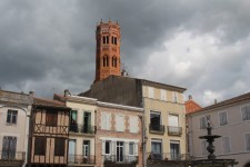 Villeneuve-sur-Lot, place Lafayette