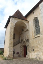 Roquefort, Landes, &eacute;glise Sainte-Marie, porche