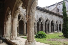 La Romieu, coll&eacute;giale Saint-Pierre, clo&icirc;tre, arcades