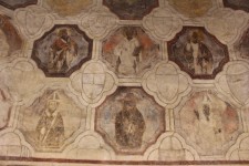 La Romieu, coll&eacute;giale Saint-Pierre, peintures murales