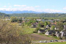 Lescar, vue des Pyr&eacute;n&eacute;es