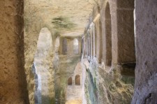 Aubeterre-sur-Dronne, &eacute;glise monolithique, plafond