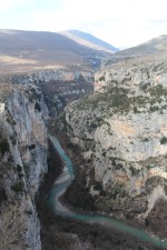 Gorges du Verdon, falaise