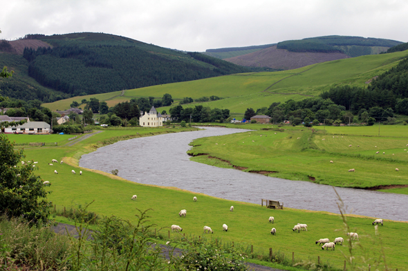 Tweed Valley, Walkerburn, écosse