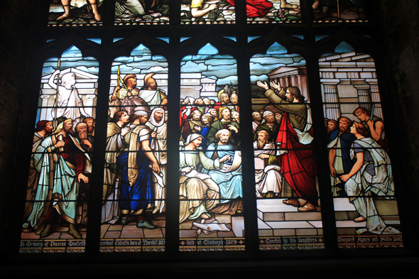 Edimbourg, vitraux, cathédrale St-Gilles