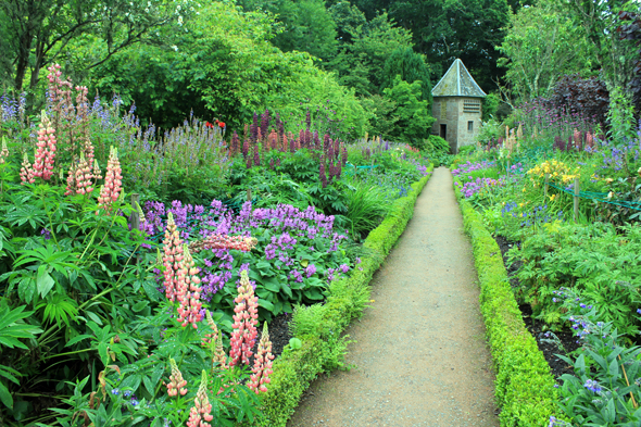 Crathes castle, jardins