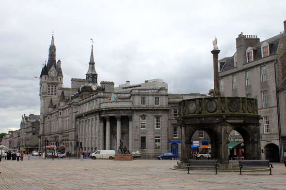 Aberdeen, Mercat cross, écosse