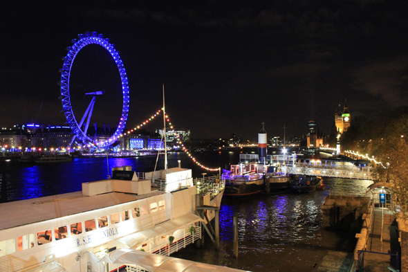 Londres, Tamise, nuit