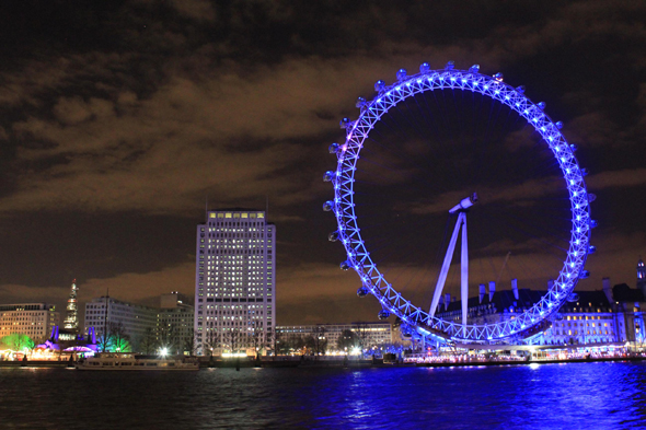 Londres Eye, nuit