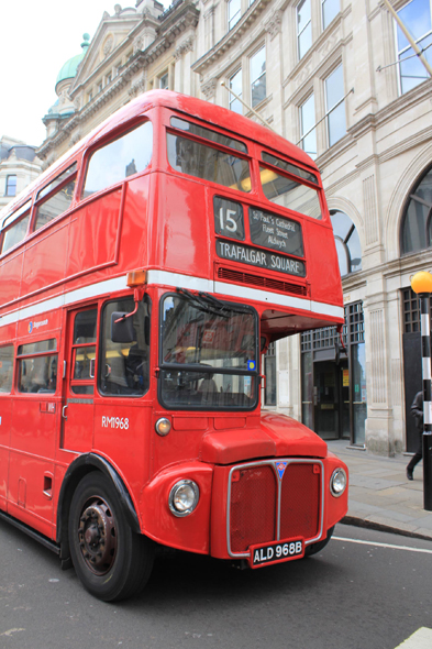 Londres, bus à imperiale