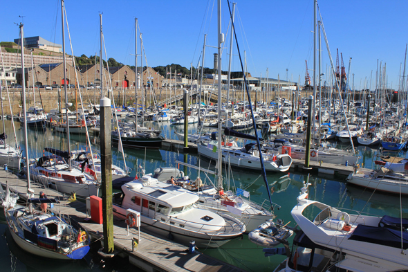 Ile de Jersey, Saint-Hélier, port