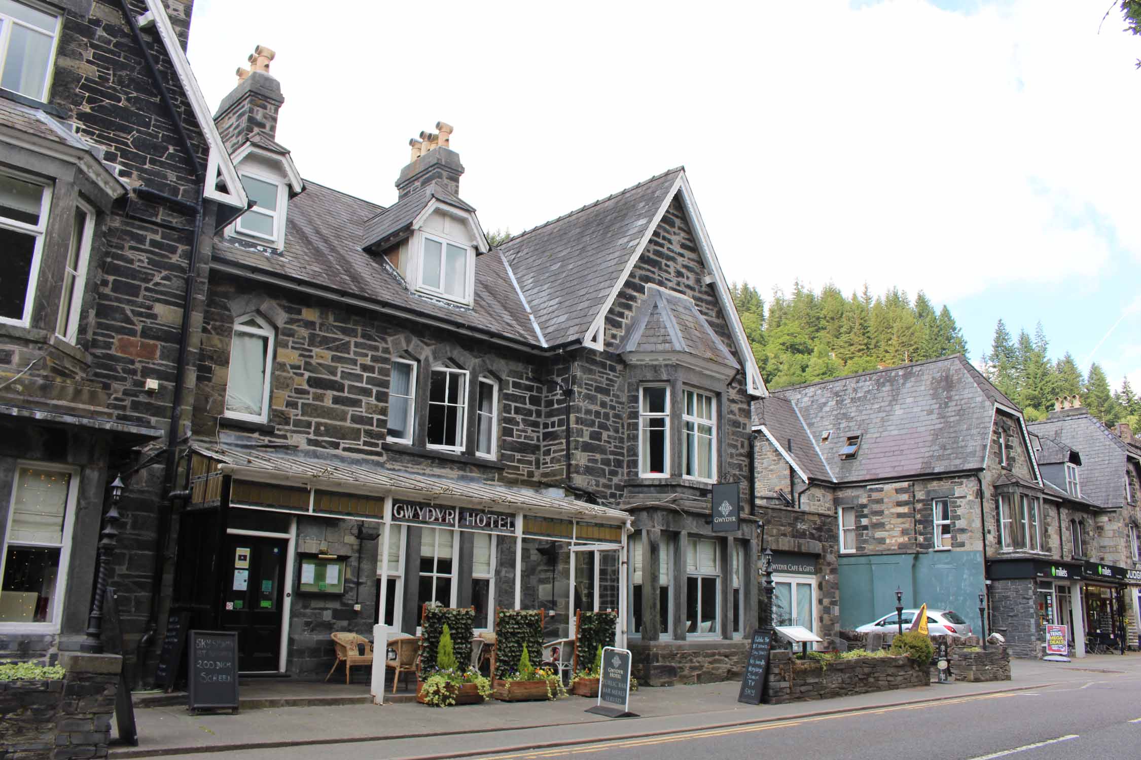 Pays de Galles, Betws-y-Coed, maisons typiques