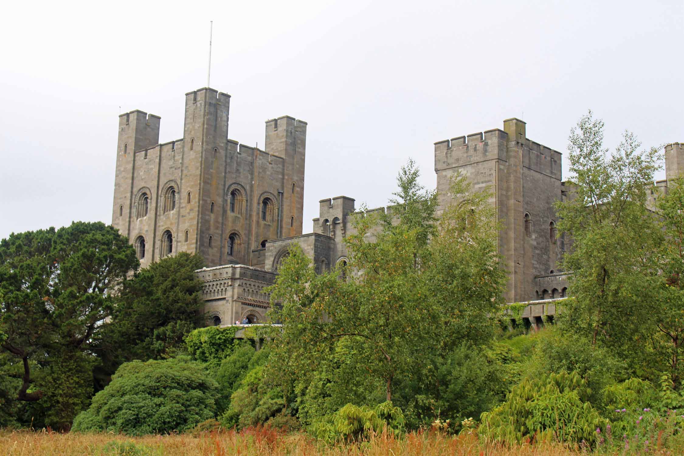 Pays de Galles, château de Penrhyn, tours