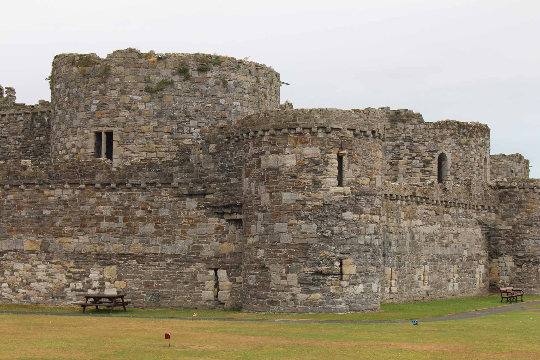 Pays de Galles, château de Beaumaris