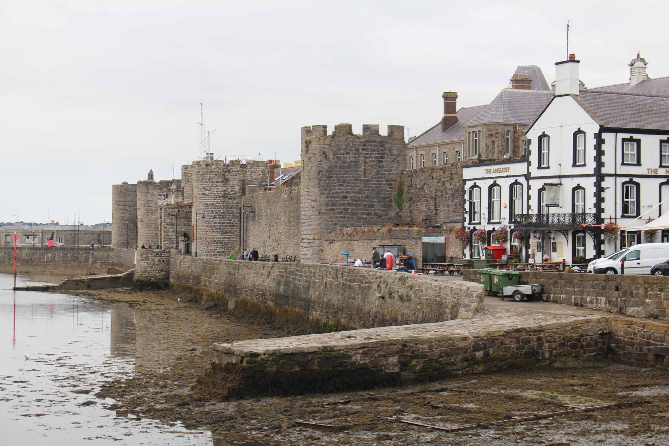 Pays de Galles, Caernarfon, remparts