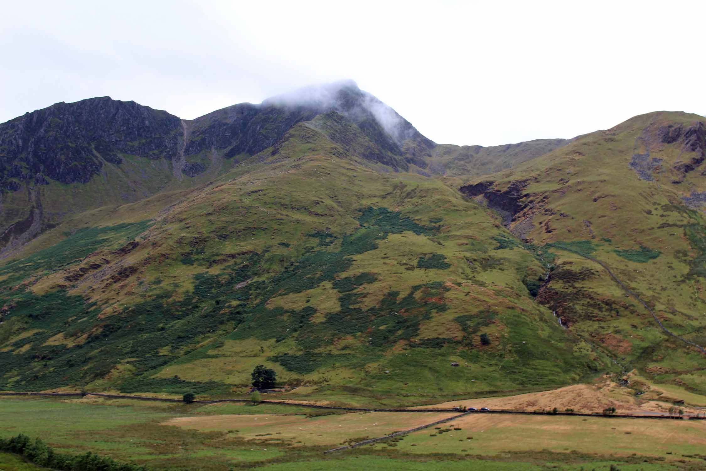 Pays de Galles, vallée d'Ogwen, paysage