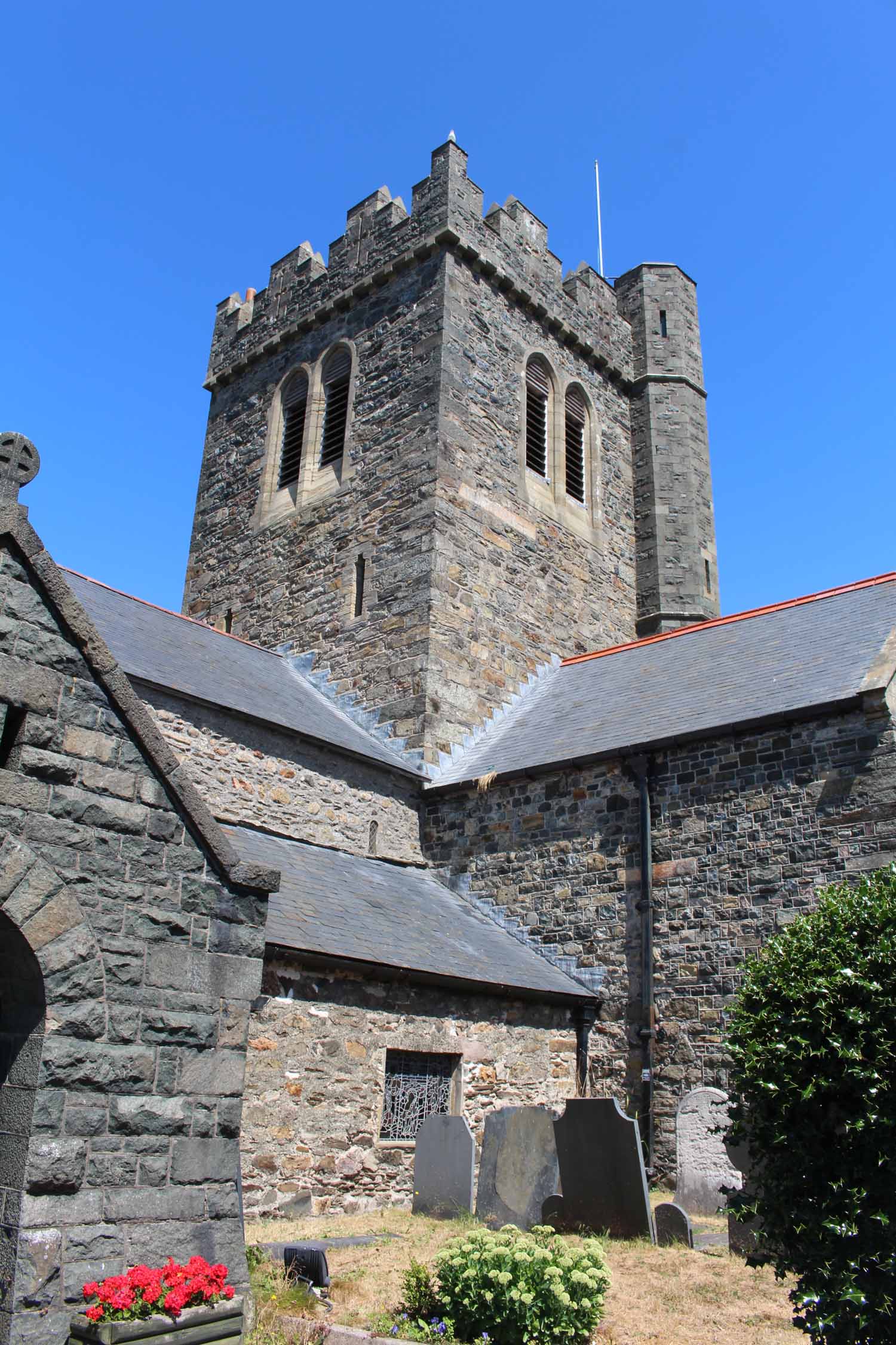 Pays de Galles, Tywyn, église St-Cadfan