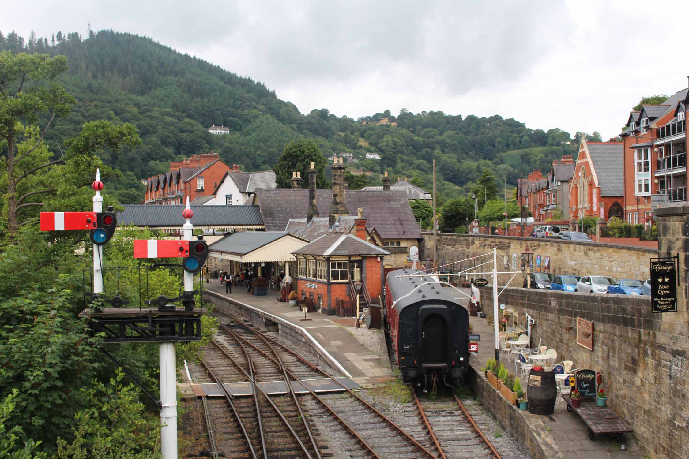 Pays de Galles, Llangollen, gare