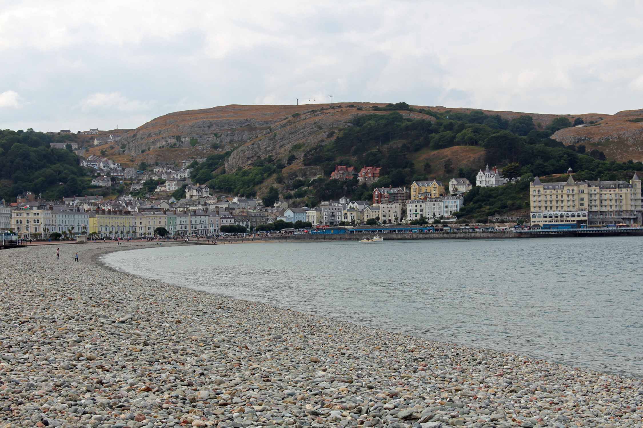 Pays de Galles, Llandudno, plage