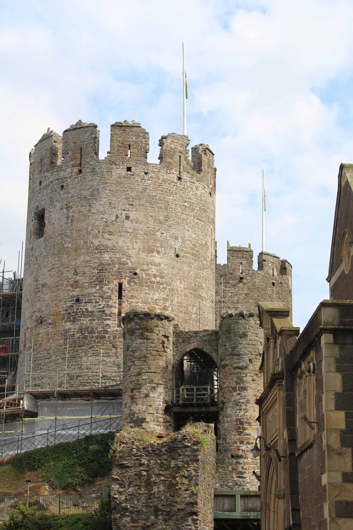 Pays de Galles, château de Conwy, tour