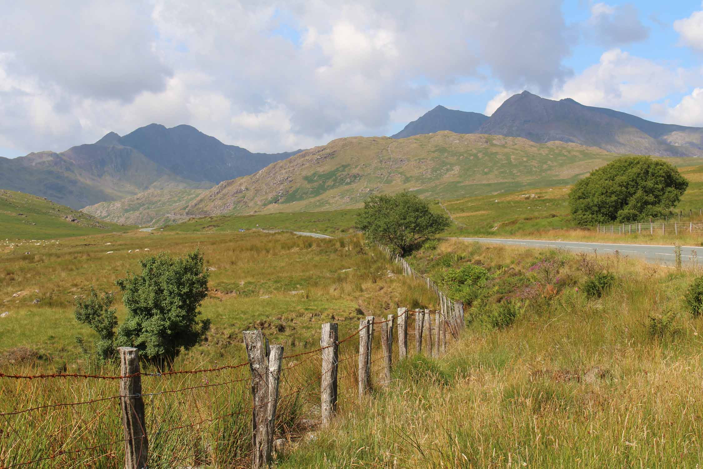 Pays de Galles, panorama, parc de Snowdonia