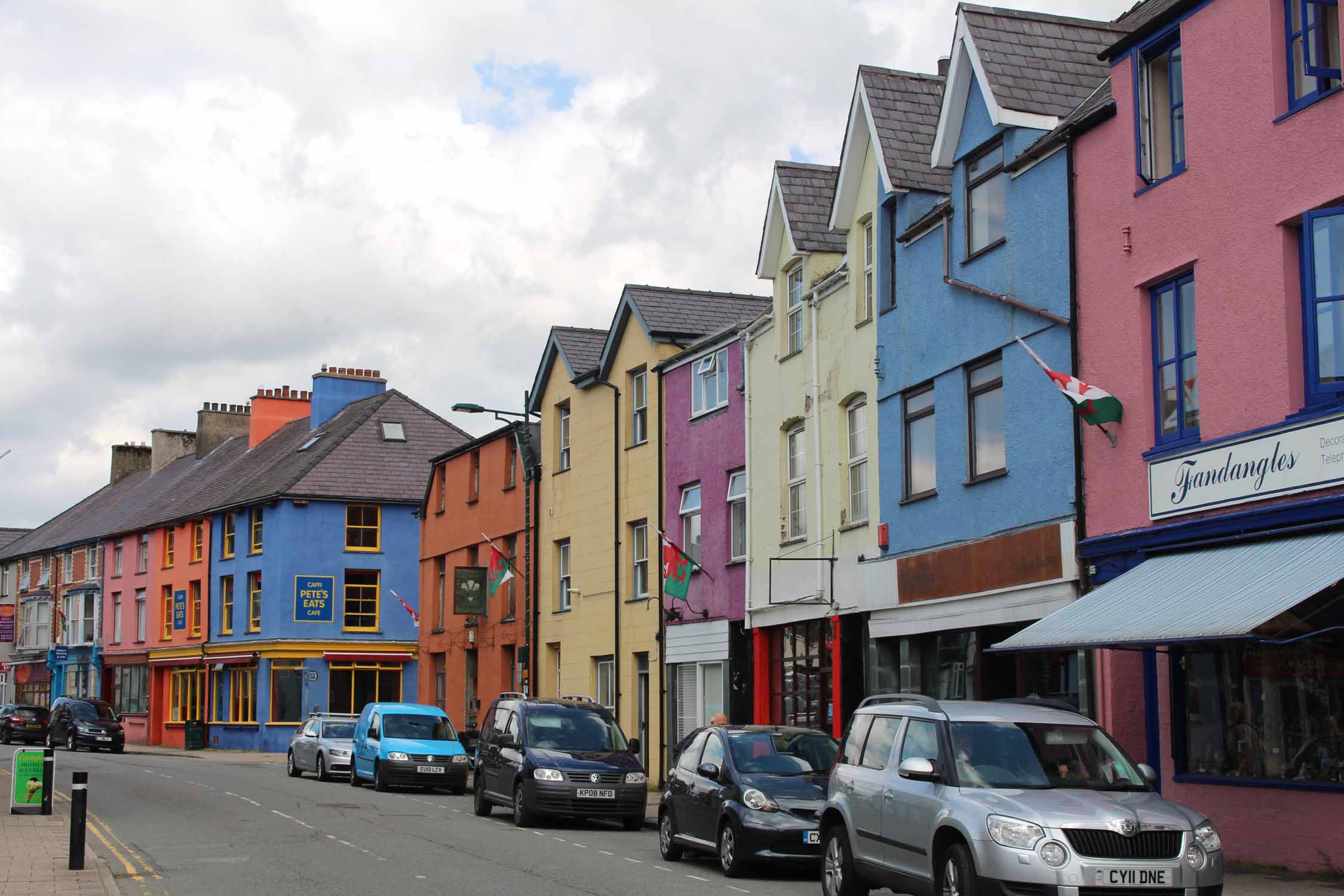 Pays de Galles, Llanberis, maisons typiques