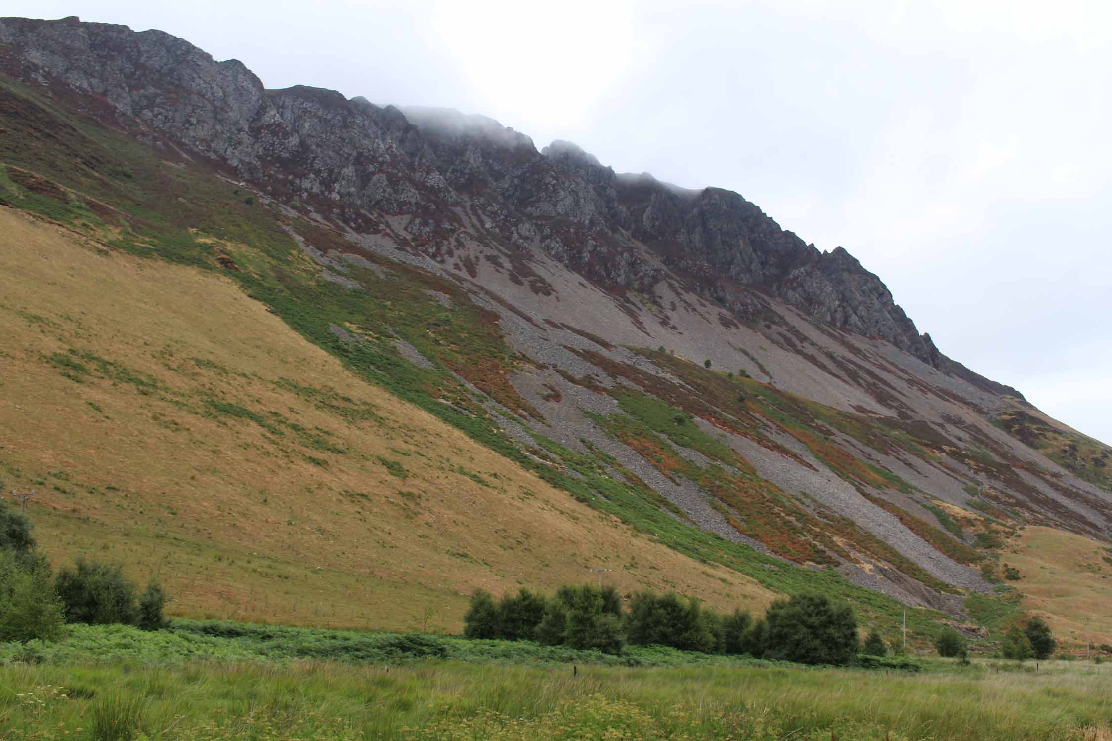 Pays de Galles, Drws-y-Coed-Isaf, paysage