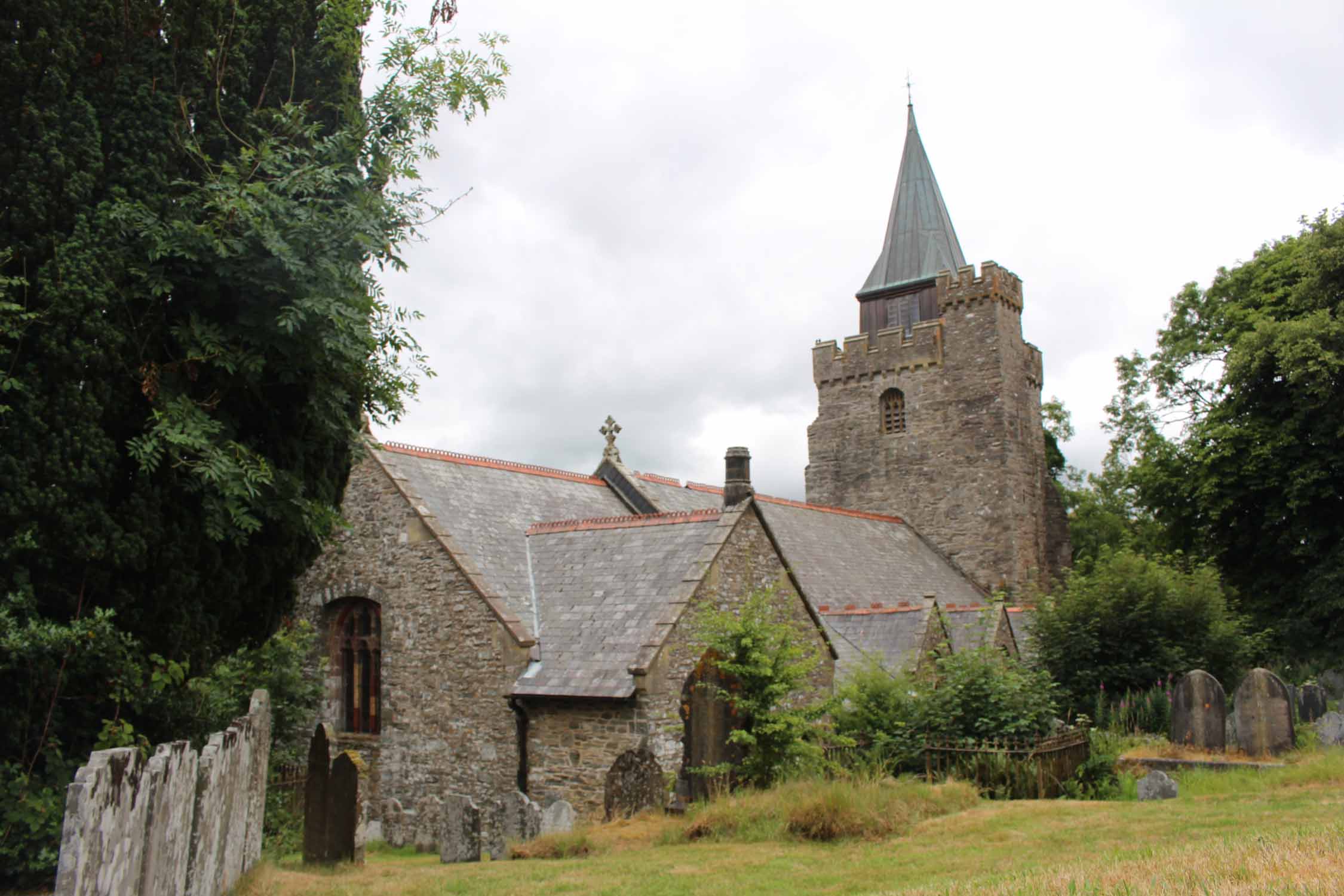 Pays de Galles, Llangurig, église St-Curig