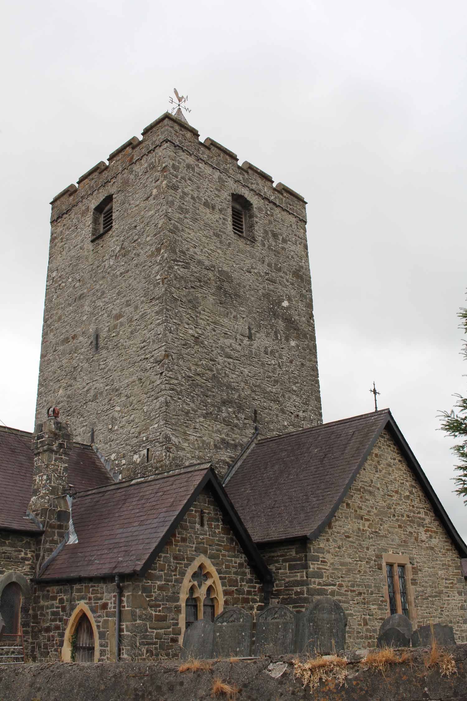 Pays de Galles, Llanfihangel-y-Creuddyn, église