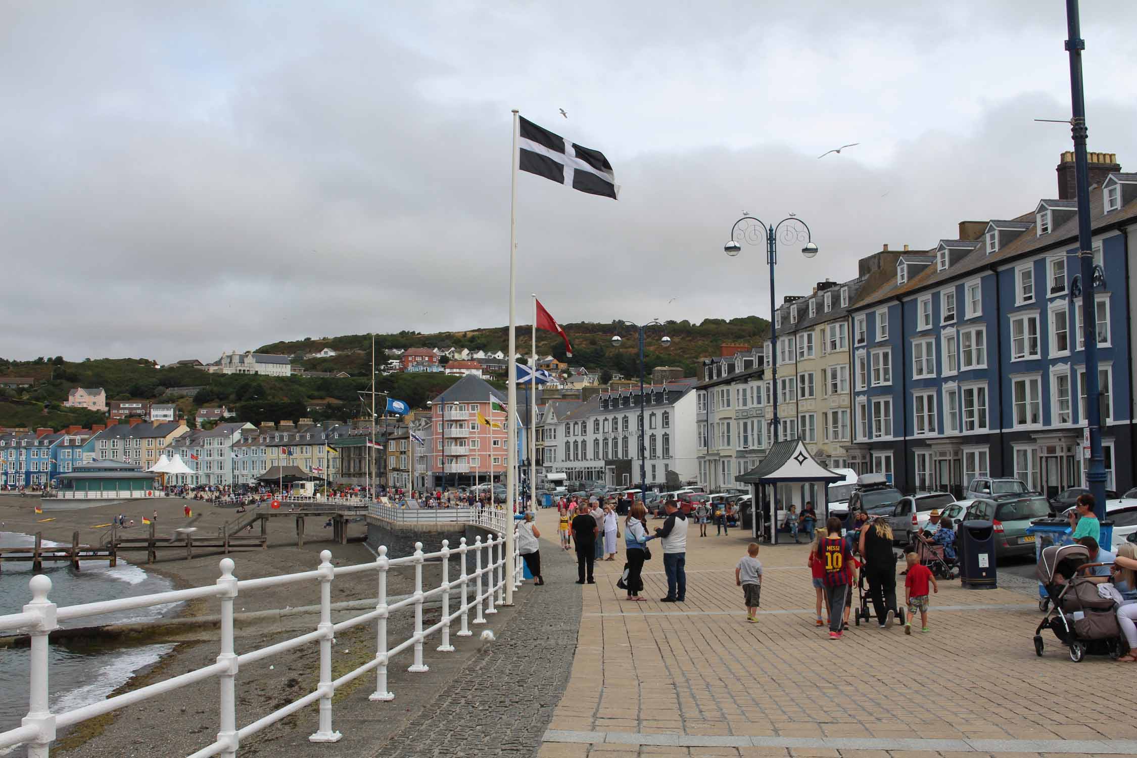 Pays de Galles, Aberystwyth, front de mer