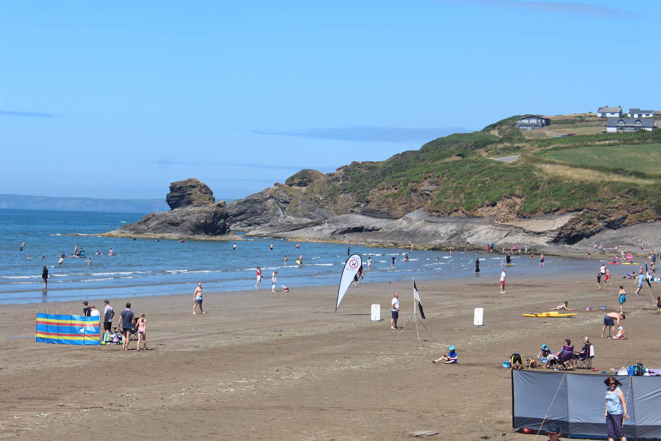 Pays de Galles, plage de Broad Haven