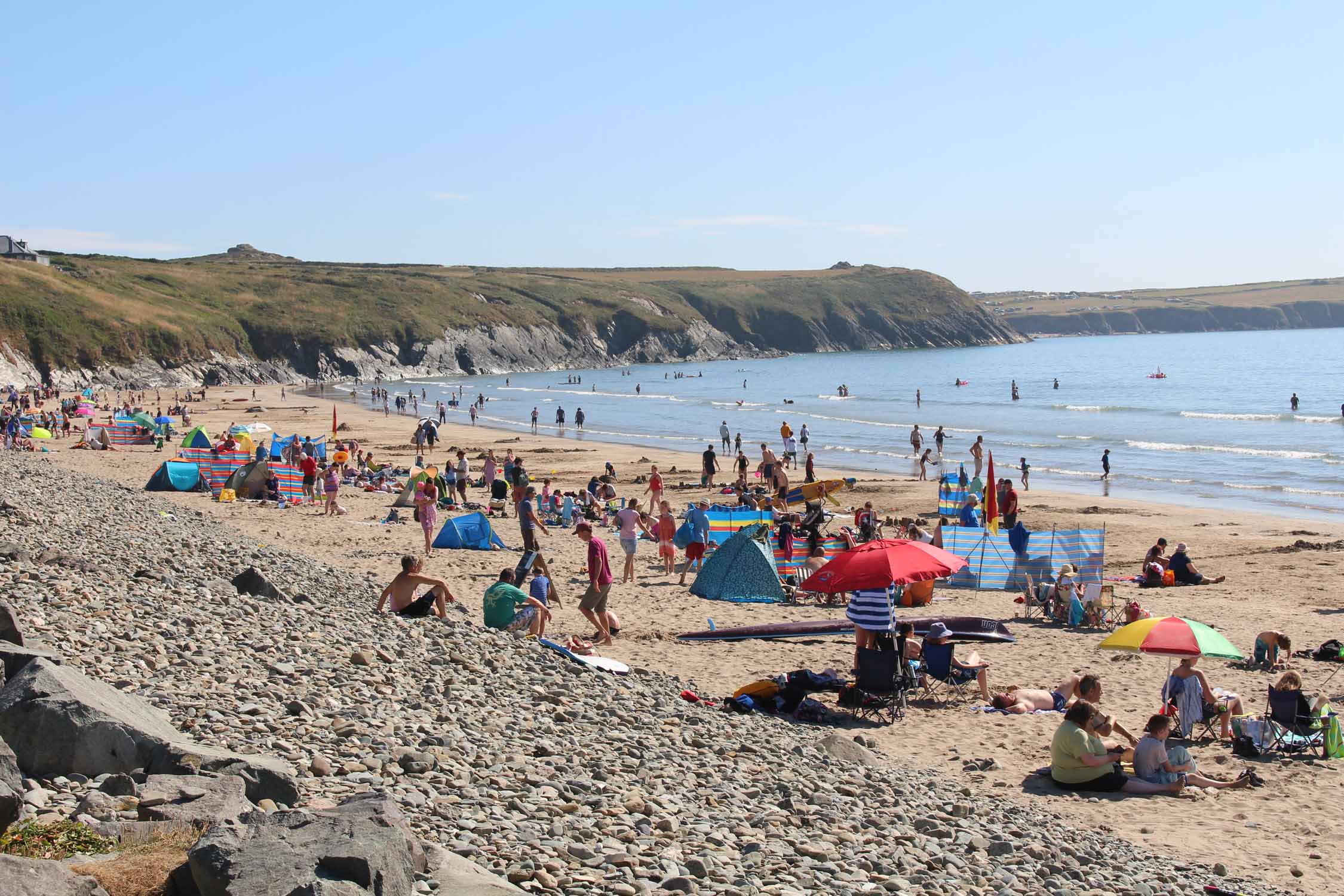 Pays de Galles, Whitesands beach