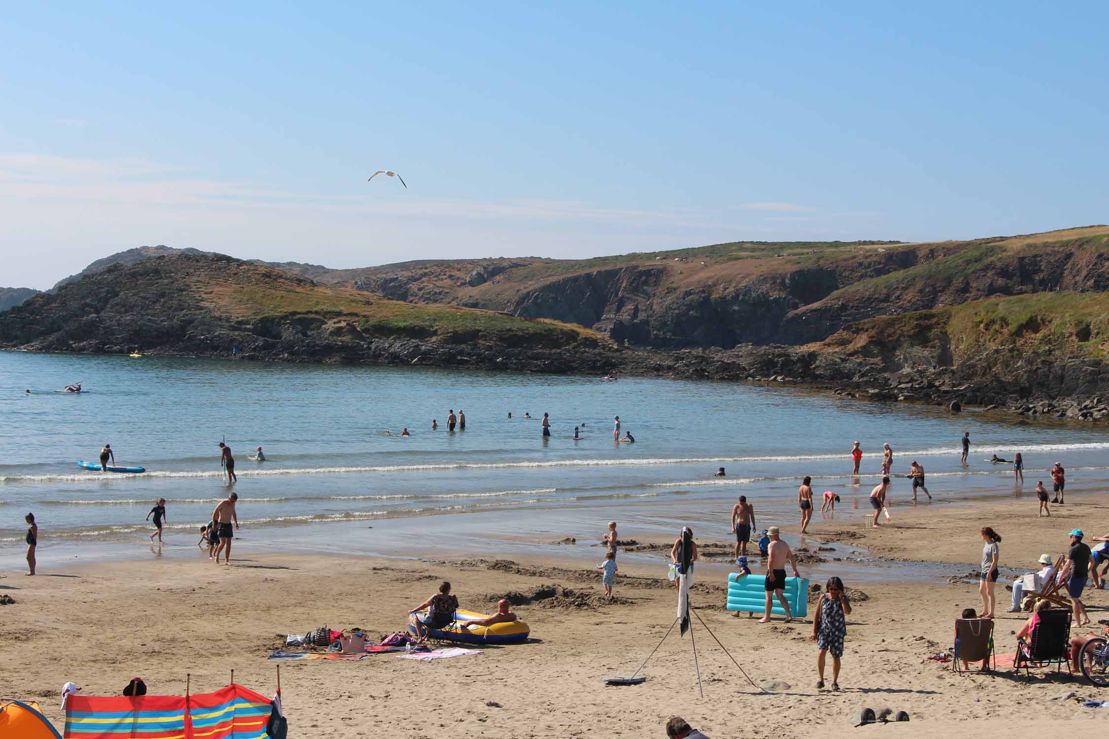 Pays de Galles, plage de Whitesands