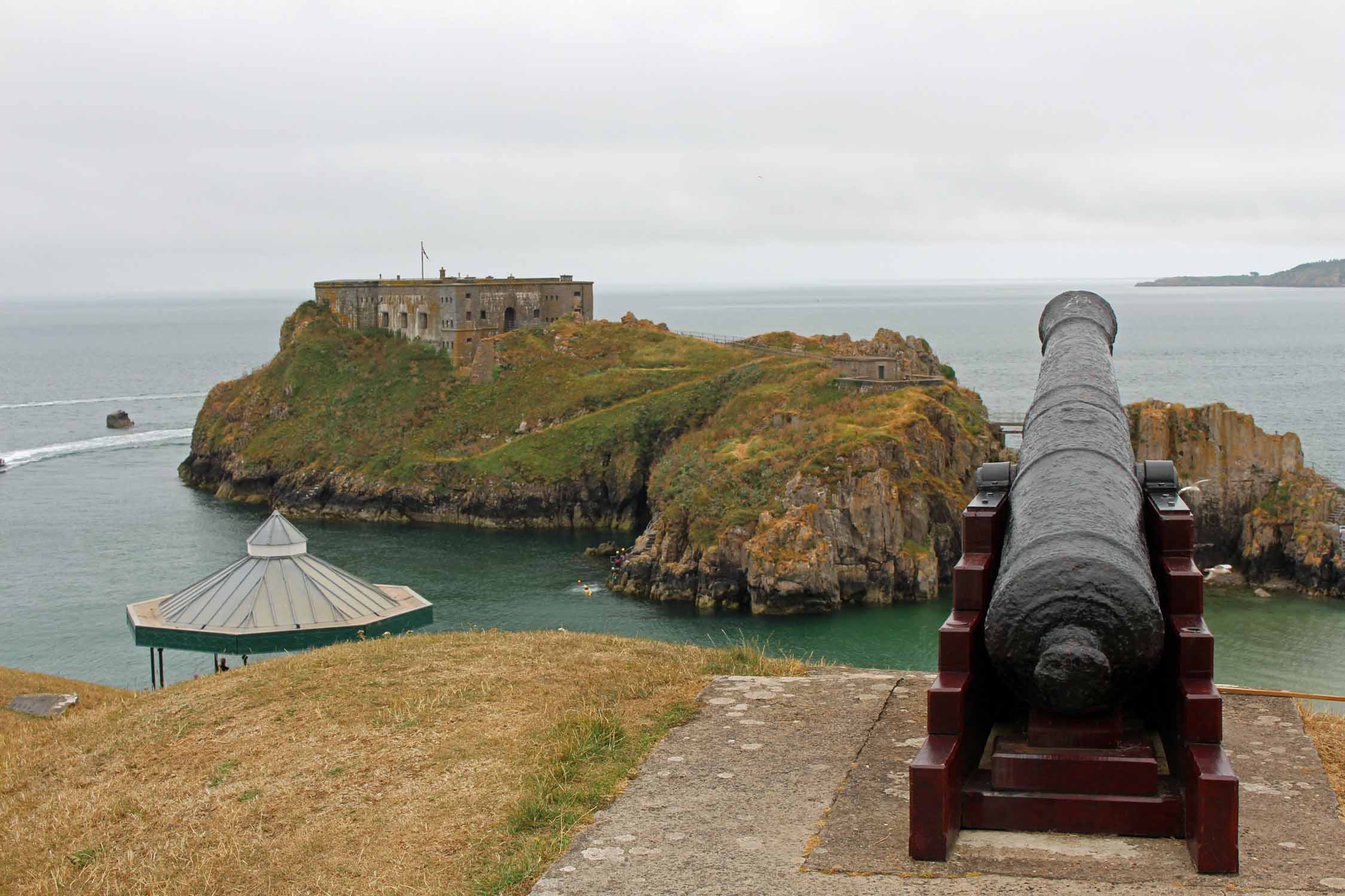 Pays de Galles, Tenby, ile de Sainte-Catherine