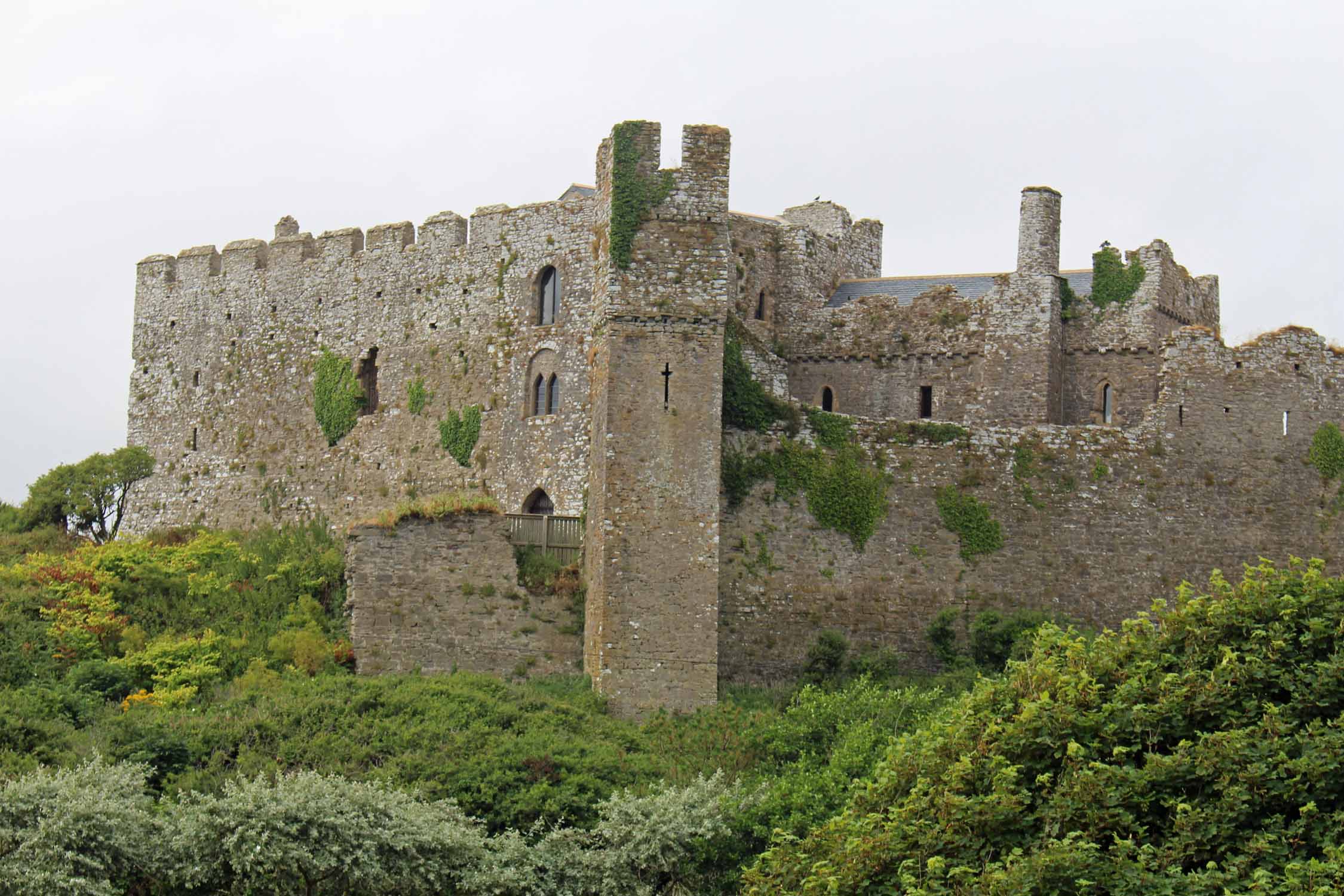 Pays de Galles, château de Manorbier