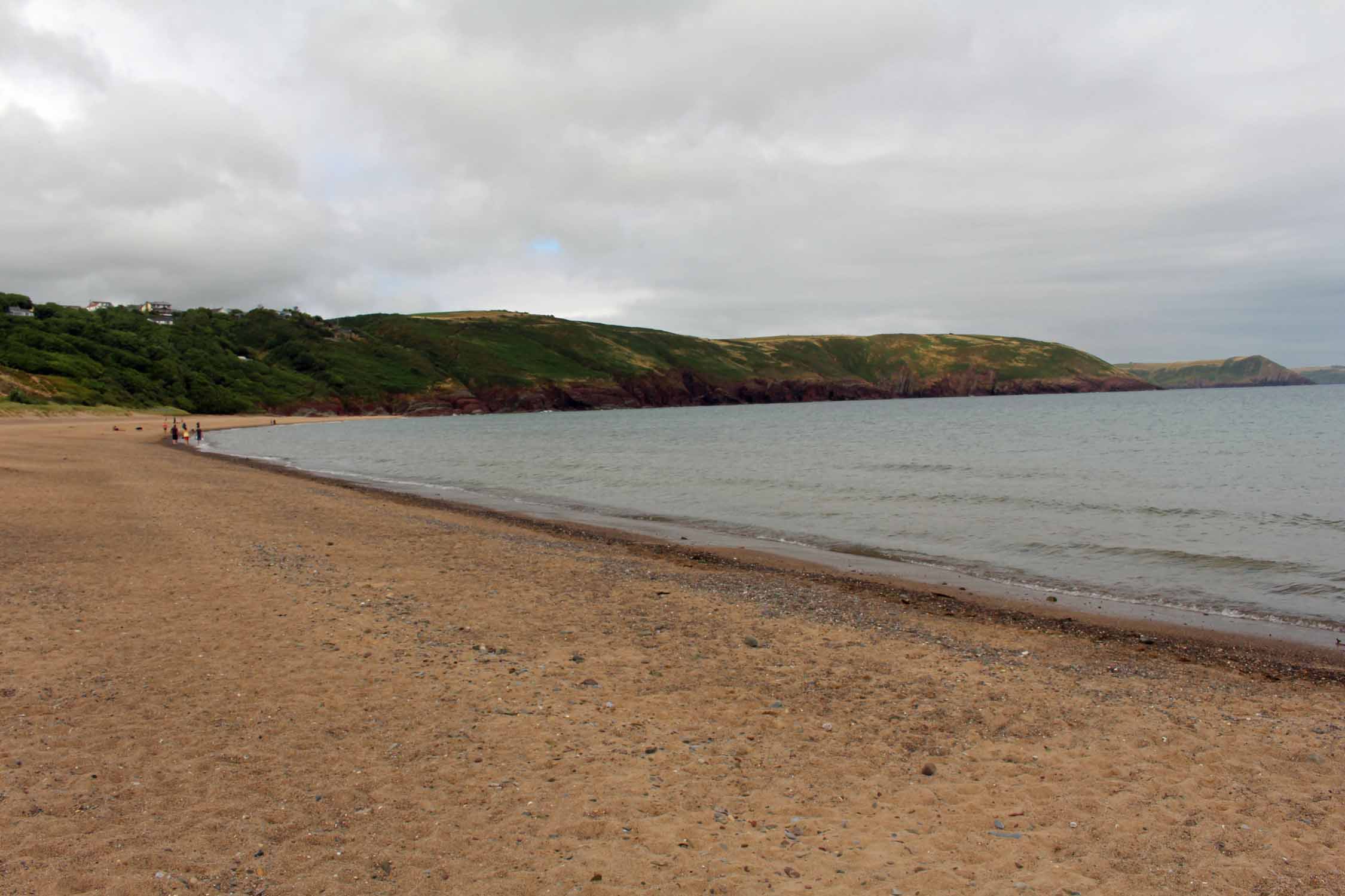 Pays de Galles, Freshwater East, plage