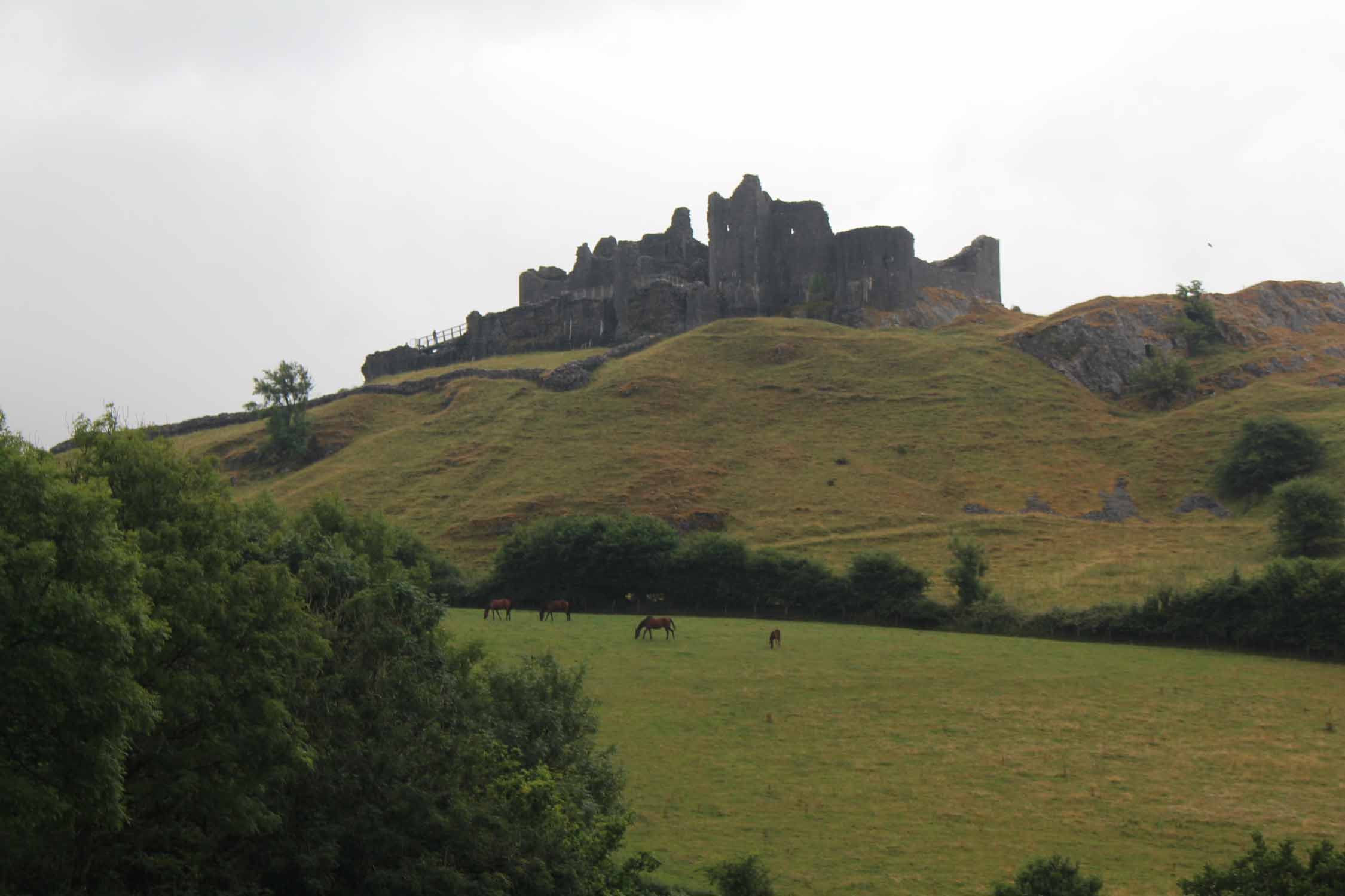 Pays de Galles, château de Carreg Cennen