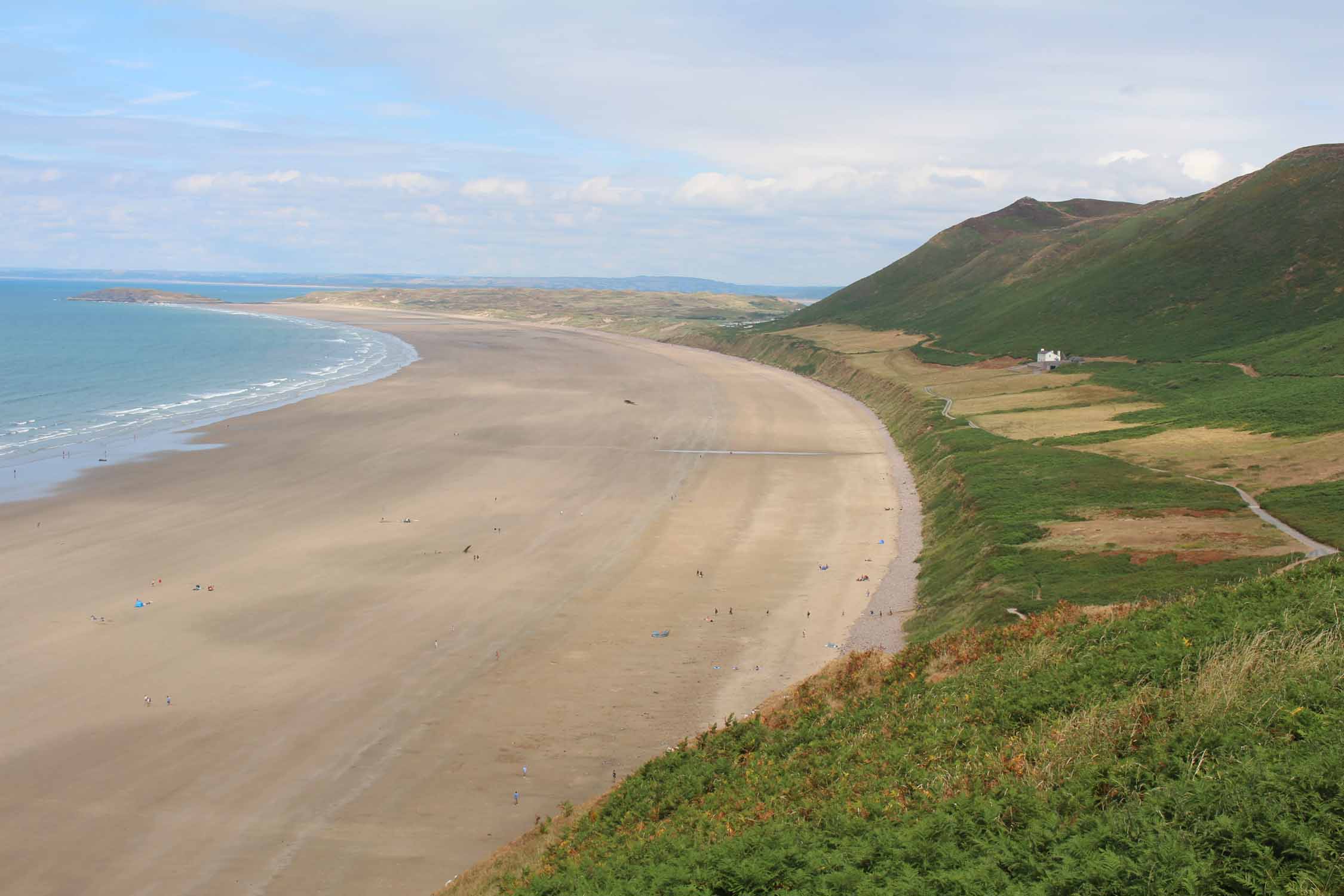 Pays de Galles, plage de Rhossili