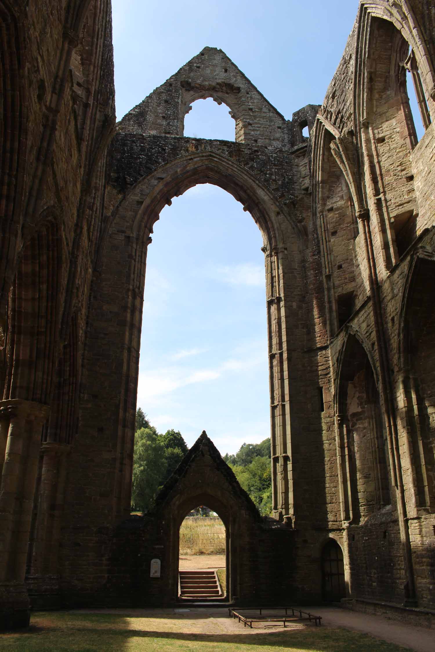 Pays de Galles, abbaye de Tintern, ruines